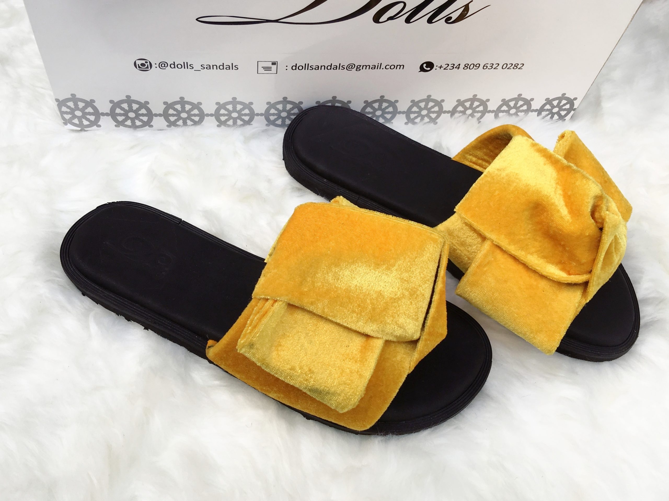 picture of a colorful female slippers by Dolls leather products
