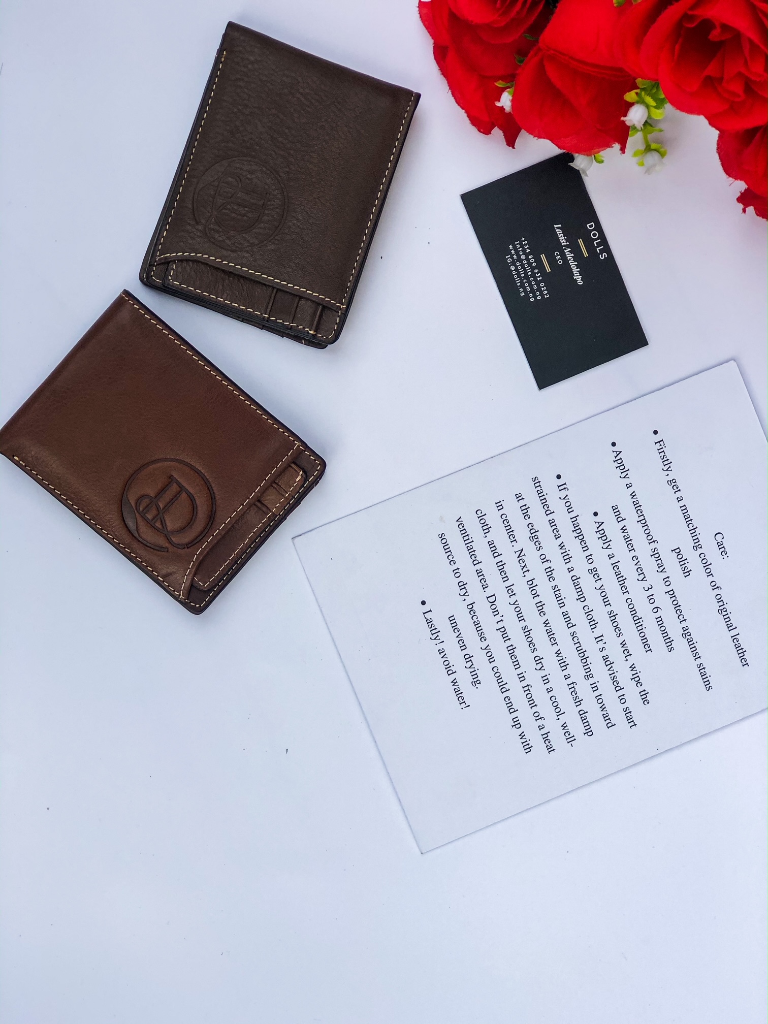 Coffee RFID Blocking Minimalist Wallet